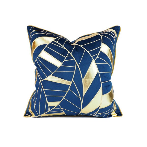 Cushion model: Luxury-Blue-Golden-Tails-01