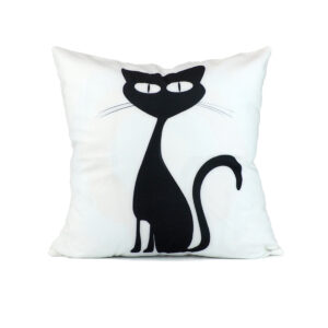 Cushion model: Kitten-BlackCat-01